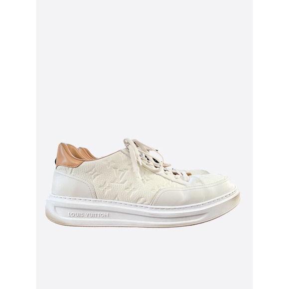 Louis Vuitton White Monogram Beverly Hills Sneaker - Picture 1 of 7